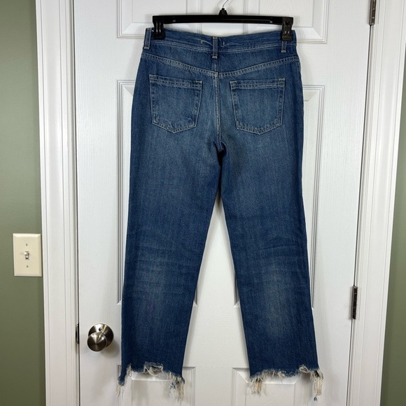 Free People We the Free Maggie mid rise straight leg cropped jeans sz 26 - Picture 9 of 14